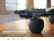 Tablet Screenshot of jmfreedman.com